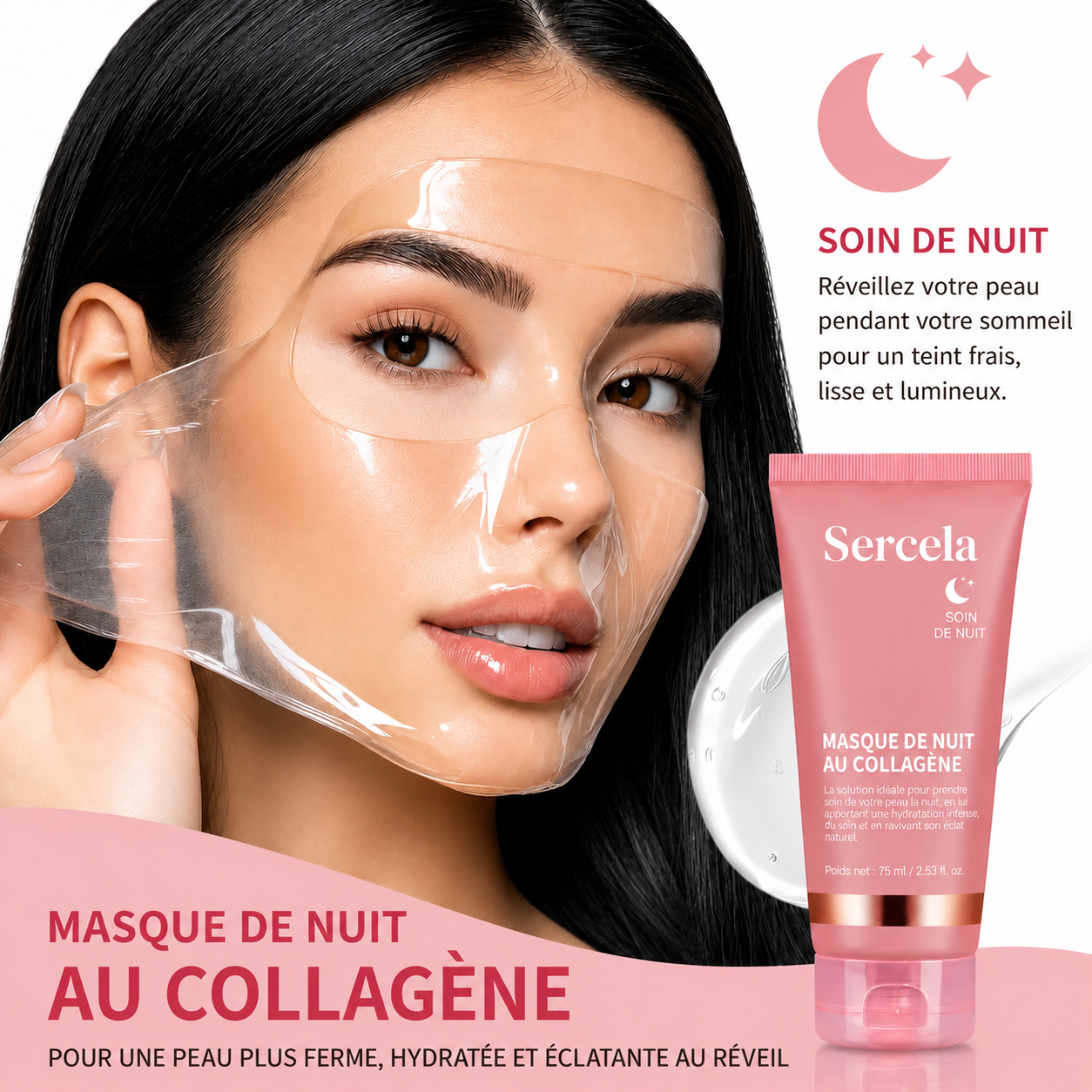 Masque de nuit Coréen au Collagène