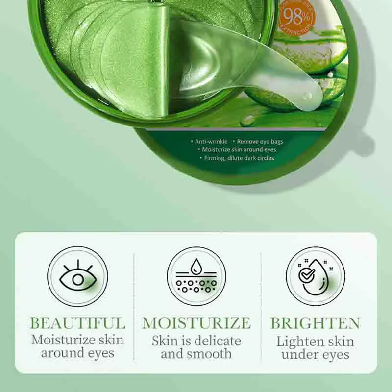 Bienfaits patches yeux collagène aloe vera